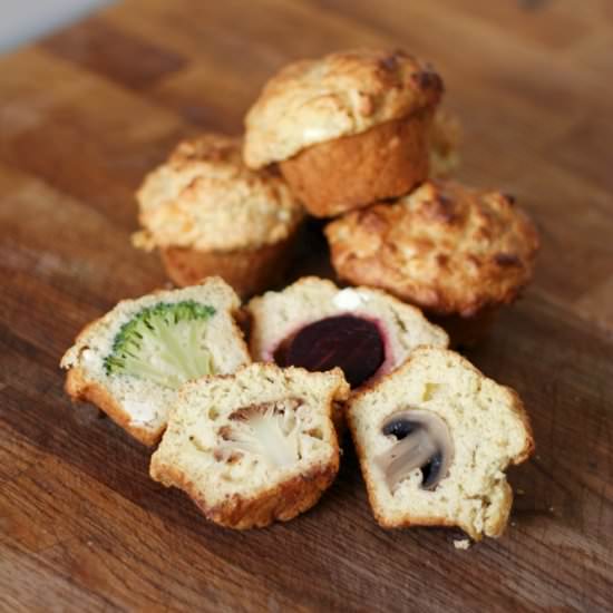 Vegetable Cheese Scones
