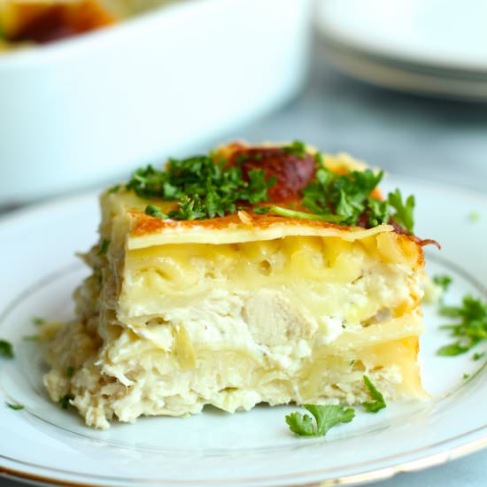 Light White Lasagna