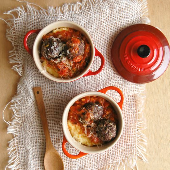 Beef, lemon and pecorino meatballs
