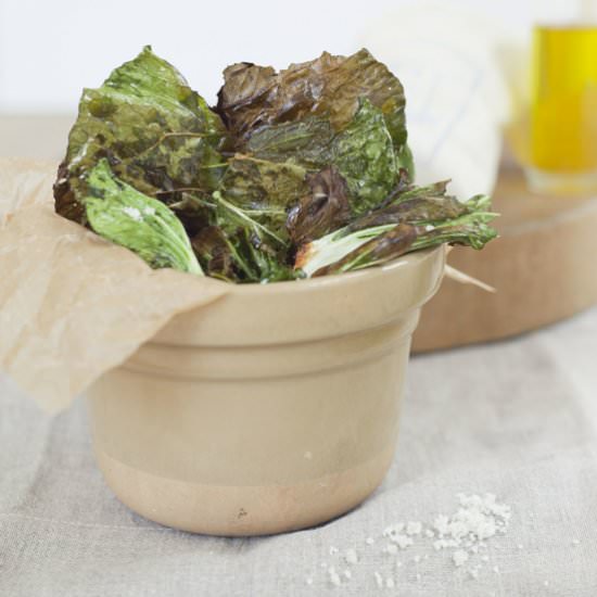 Bok Choy Chips