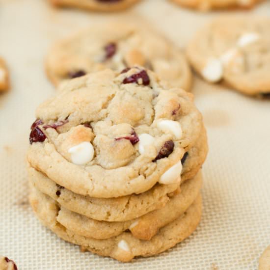 Cranberry White Chocolate Cookies