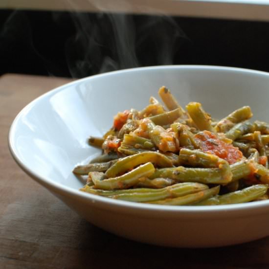 Fasolakia Yahni (Greek Green Beans)