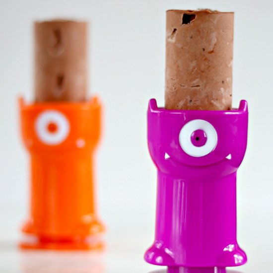 Creamy Chocolate Pudding Pops