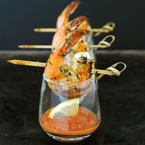 Grilled Shrimp Cocktail