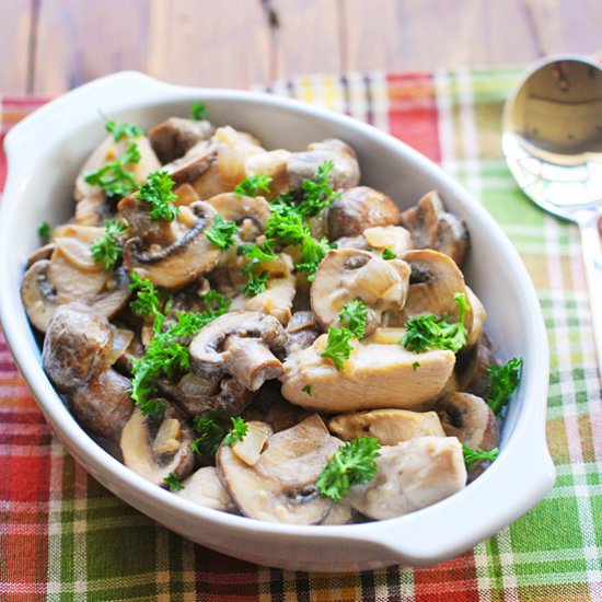 Chicken Stroganoff