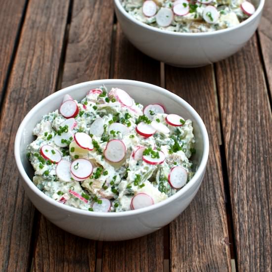 Potato Salad w. Smoked Fresh Cheese