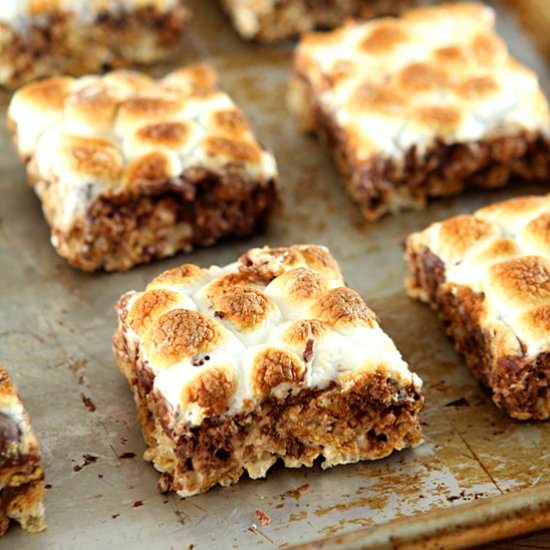 S’Mores Rice Krispie Treats