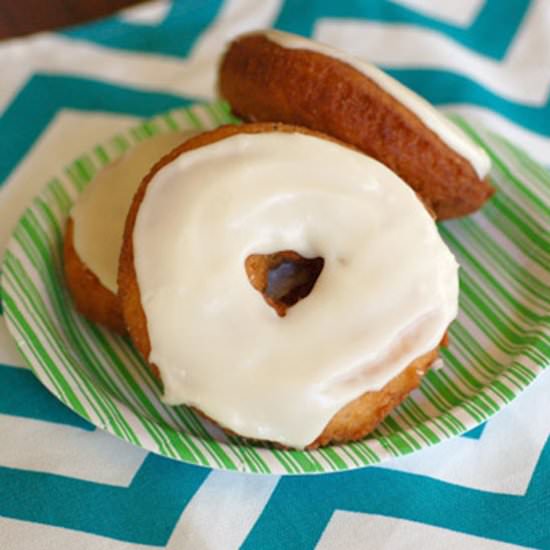 Maple-Frosted Cake Donuts