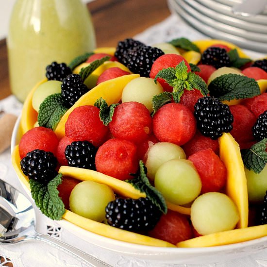 Watermelon Salad with Honey-Mint