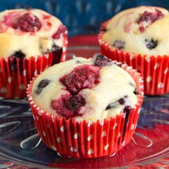 Berry Lemon Muffins