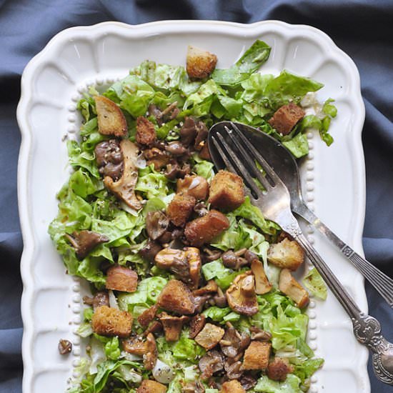Wild Mushrooms Salad