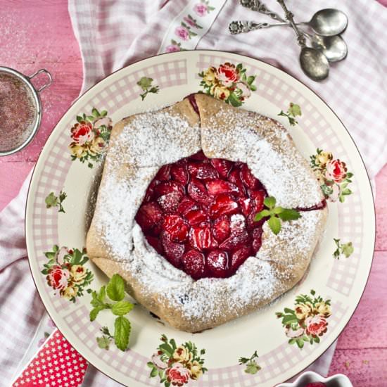 Galette with Strawberries