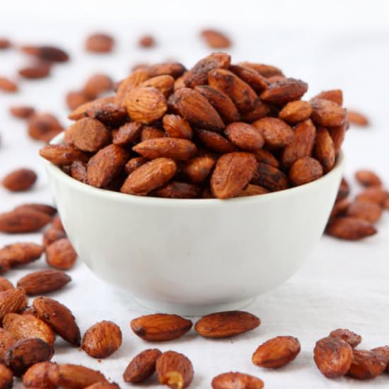 Brown Sugar Sriracha Almonds