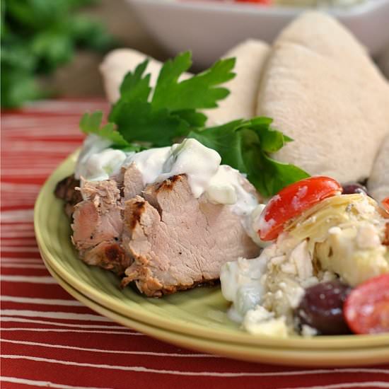 Greek Pork Tenderloin