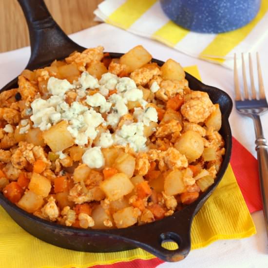 Buffalo Chicken Potato Hash