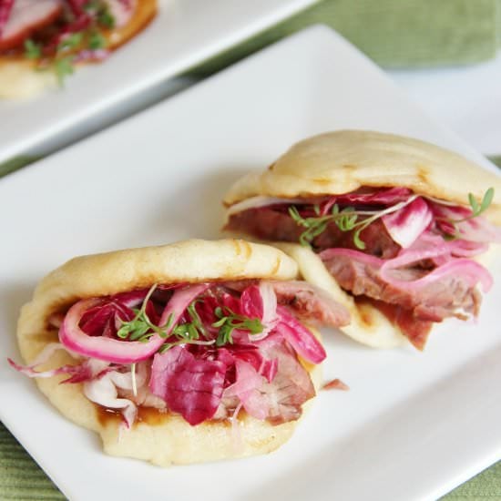 Bourbon & Hoisin Pork Buns