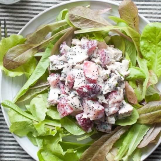 Strawberry Poppyseed Chicken Salad