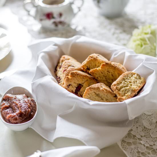 Orange and Cranberry Scones