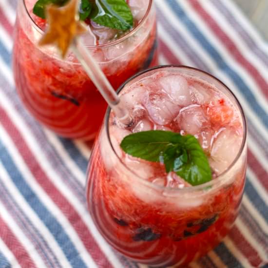 Berry Tequila Sparkler
