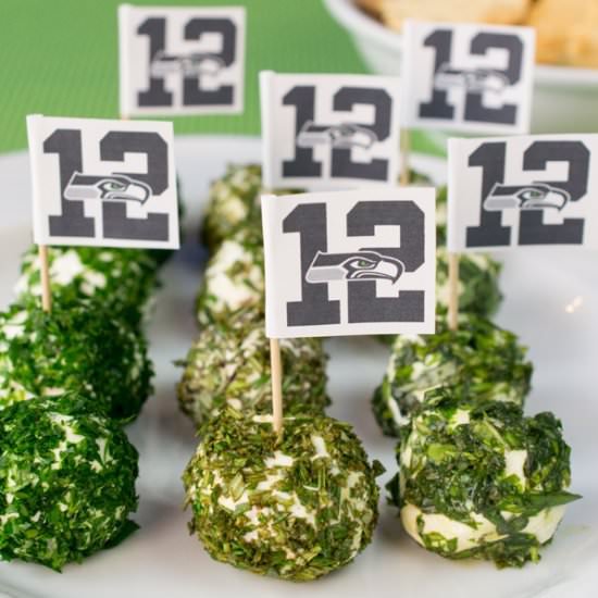 Game Day Mini Cheeseballs