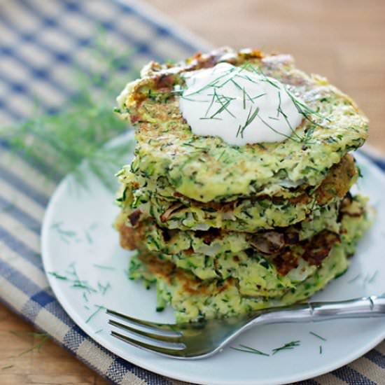 Zucchini Dill Fritters