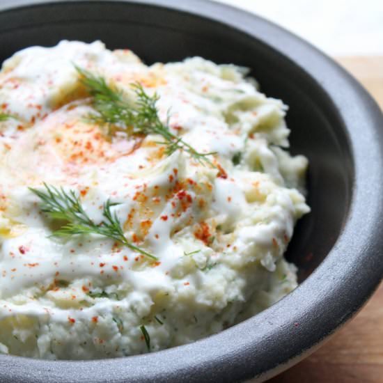 Dill & Yogurt Mashed Potatoes