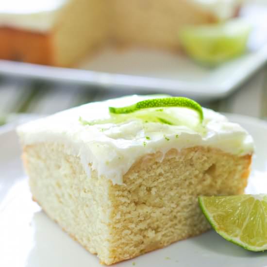 Fresh Key Lime Cake!