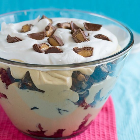 Peanut Butter Brownie Trifle