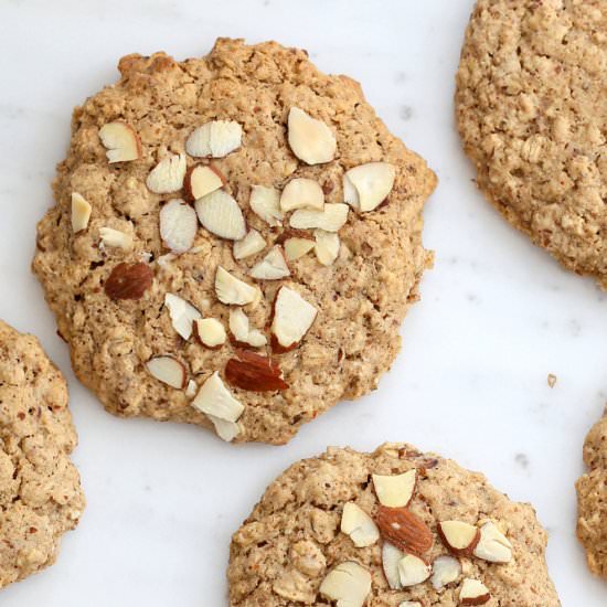 Almond Butter Oatmeal cookie