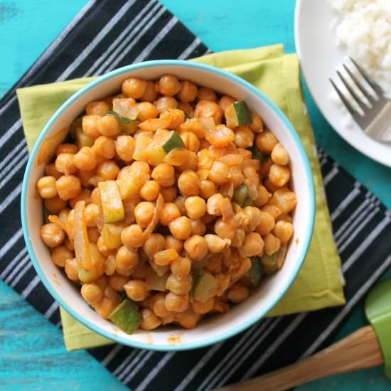 Coconut Red Curry Chickpeas