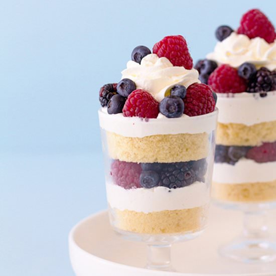 4th of July Berry Trifle
