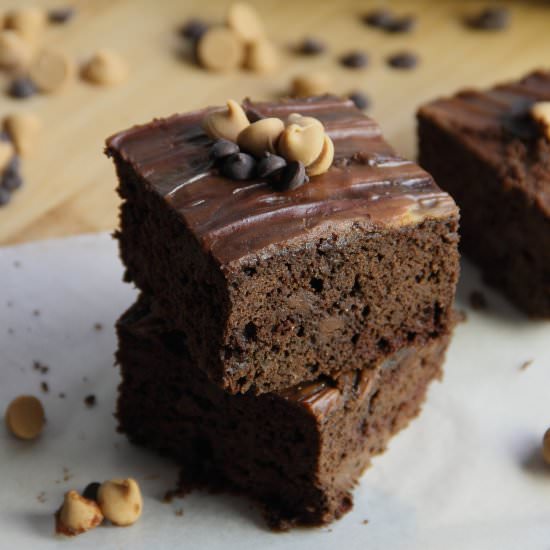 Peanut Butter Brownies