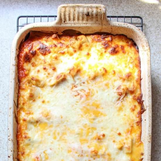 Buffalo Chicken Lasagna