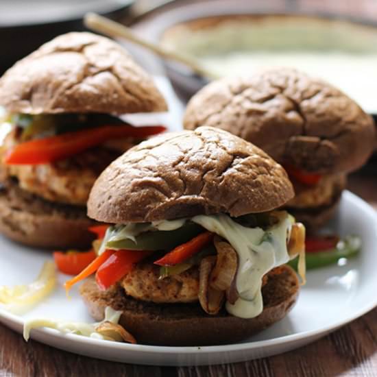 Fajita Chicken Sliders