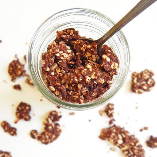 Healthy Chocolate Granola
