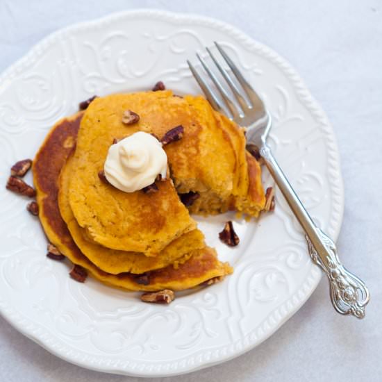 Roasted Sweet Potato Pancakes