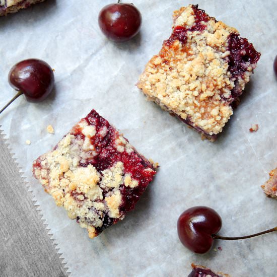 Cherry Crumble Bars