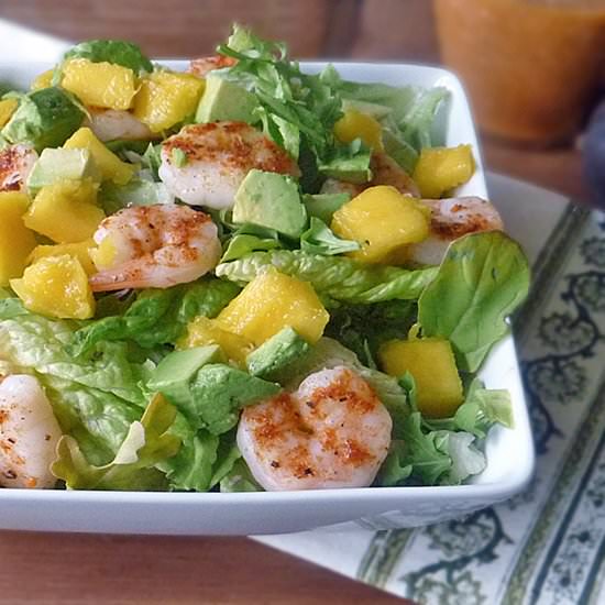 Mango Avocado Shrimp Salad