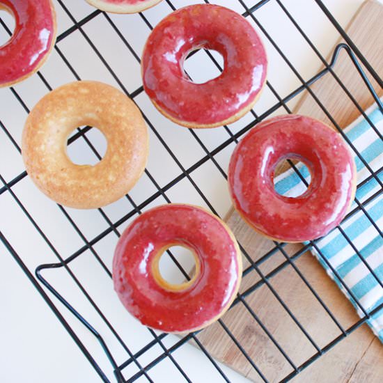 Almond Olive Oil Baked Donuts