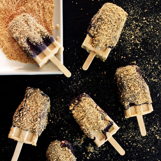 Banoffee Popsicles