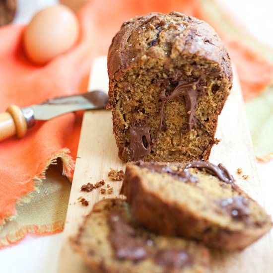 Nutella Banana Bread