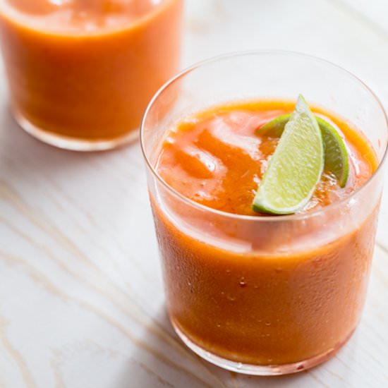 Frozen Mango Strawberry Cocktail