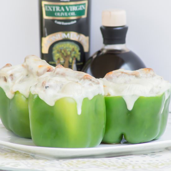 Philly Cheesesteak Stuffed Peppers