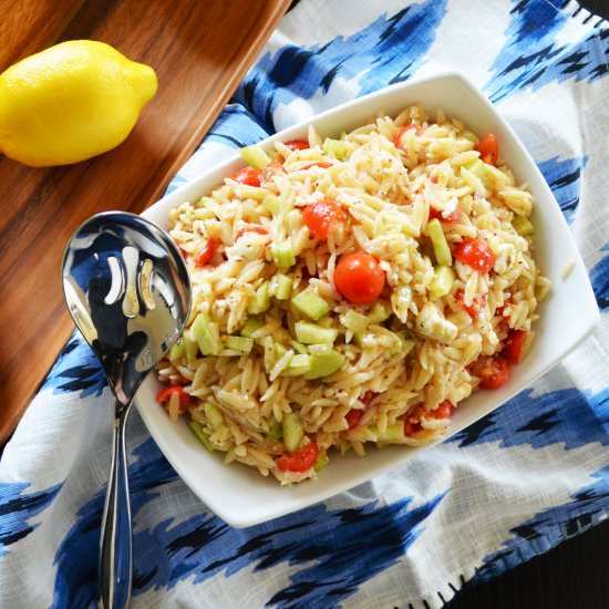 Fresh Summer Orzo Salad