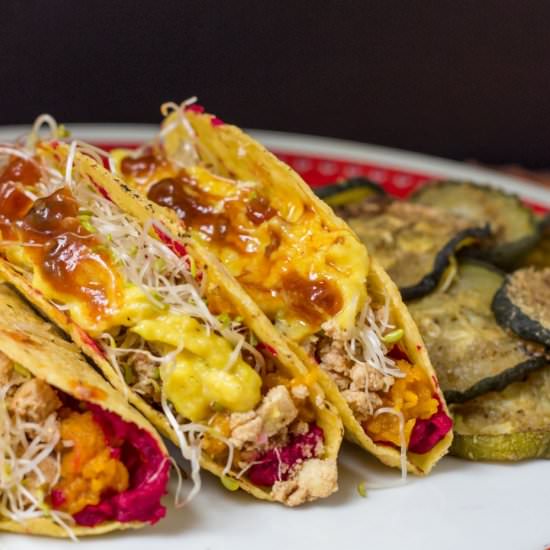 Tofu Sprout Tacos