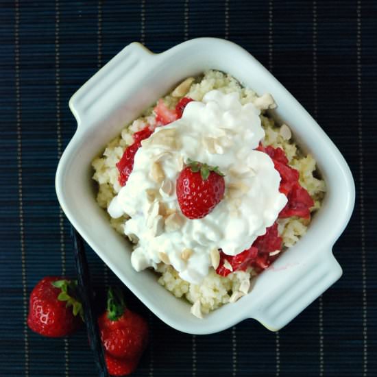 Millet with Strawberries