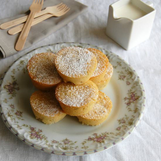 Little Passion Fruit and Coconut Cakes