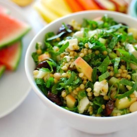 Summer Sorghum and Baby Kale Salad