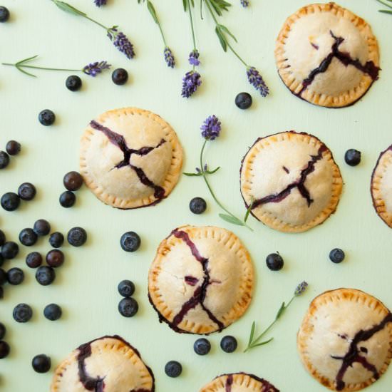Blueberry Lavender Hand Pies