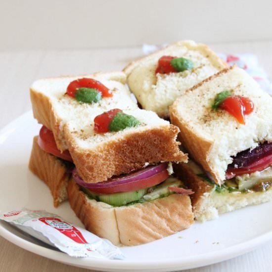 Bombay Veg Sandwich recipe